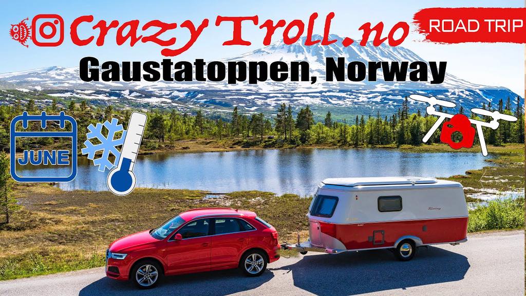 'Video thumbnail for Norway Road Trip to Gaustatoppen, Rjukan. Cinematic travel video, Drone footage.'