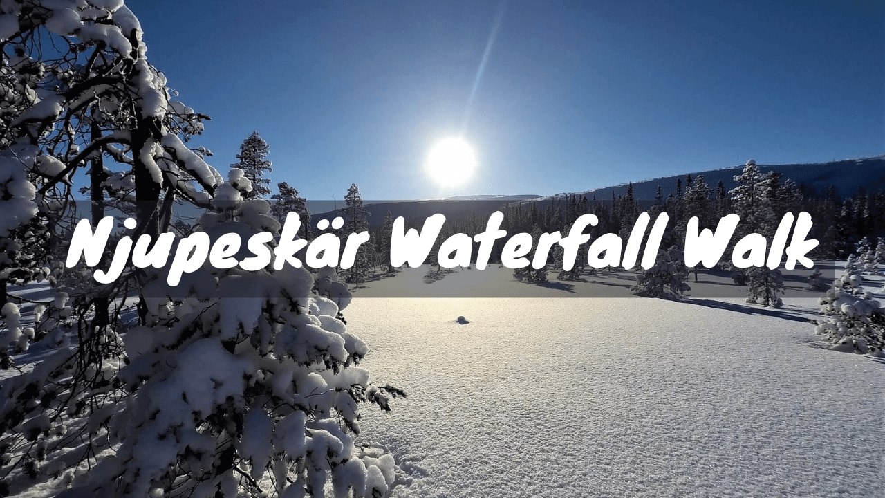 'Video thumbnail for Njupeskar Waterfall Walk in Winter - Sweden's Highest Waterfall'
