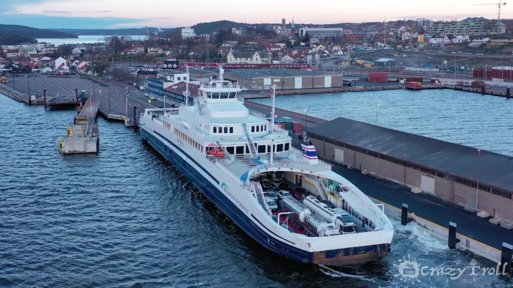 Ferry departing from Moss to Horten