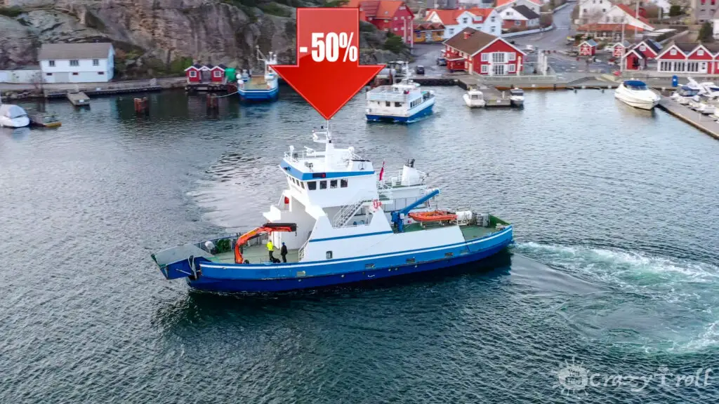 AutoPASS for ferry gives 50% discount