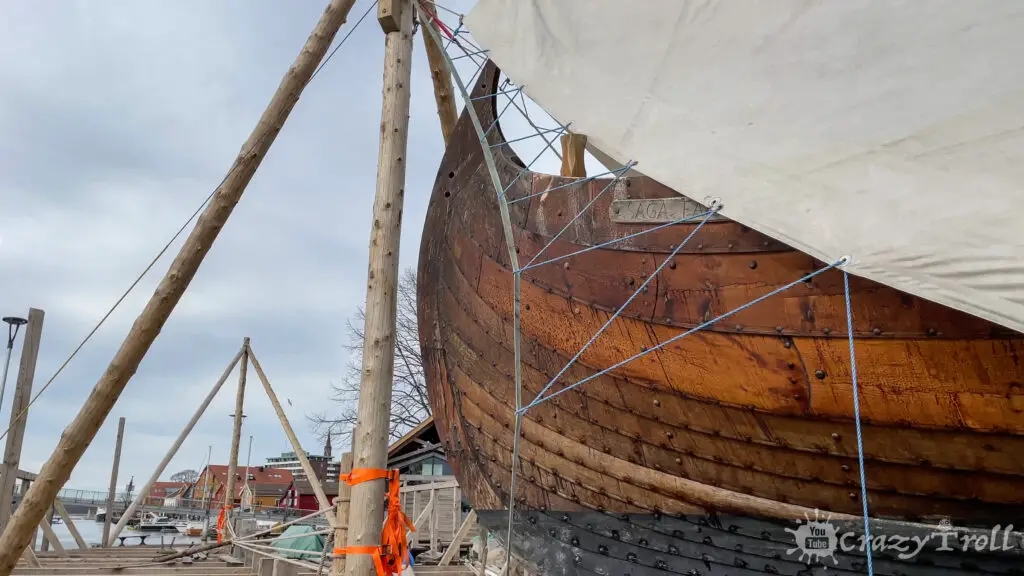 Saga Farman is another viking ship replica in Tønsberg