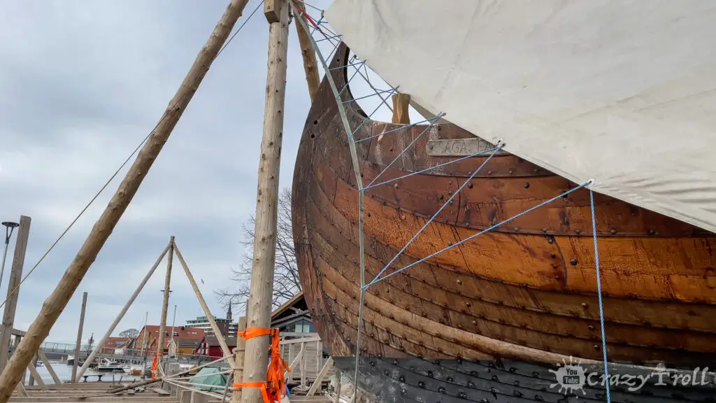 Saga Farman, another Viking ship replica in Tønsberg