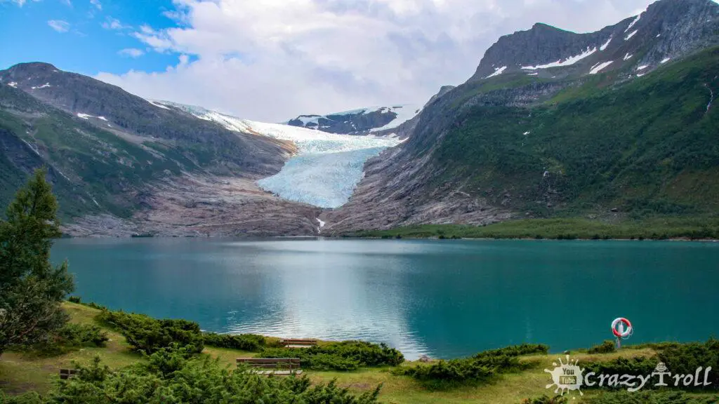 Vestre Svartisen Engabreen glacier arm