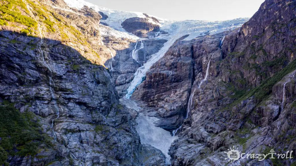 View of Kjenndalsbreen glacier